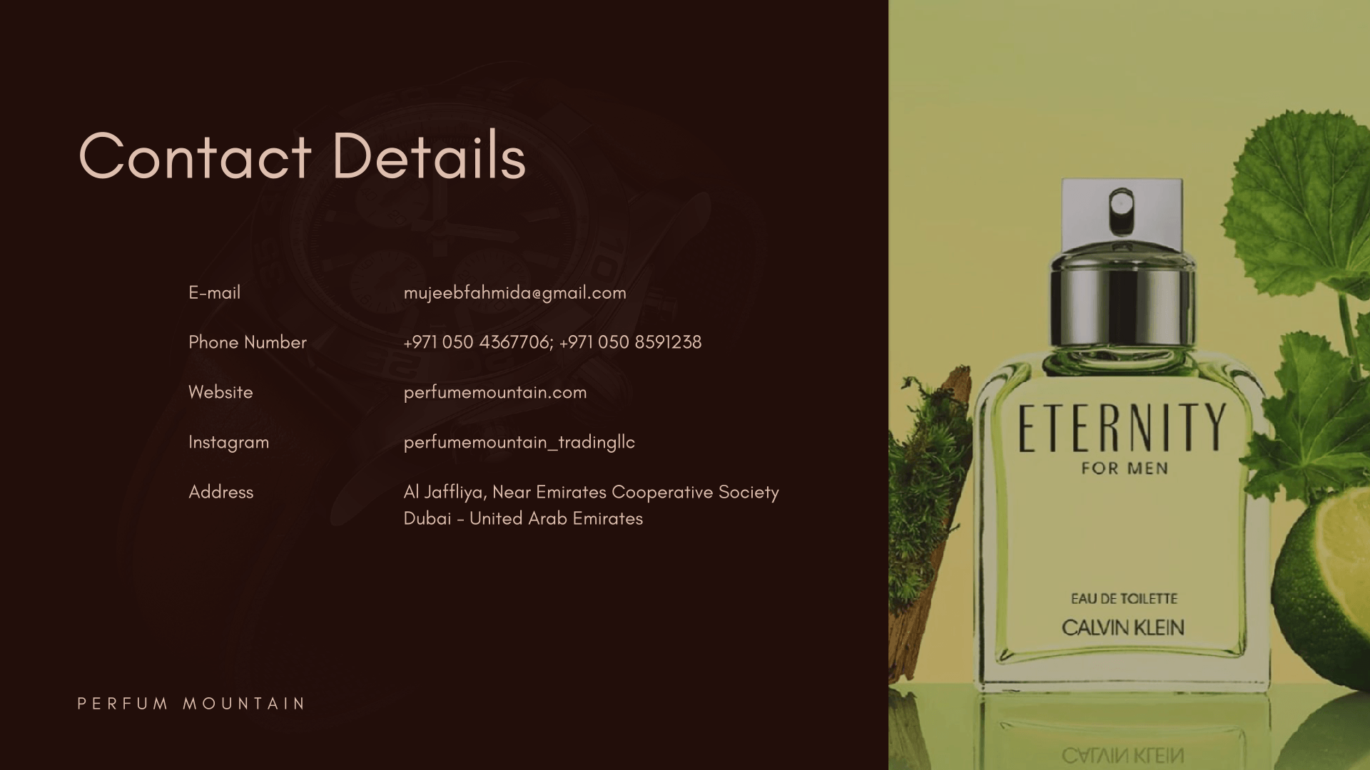 Perfum Mountain Trading LLC